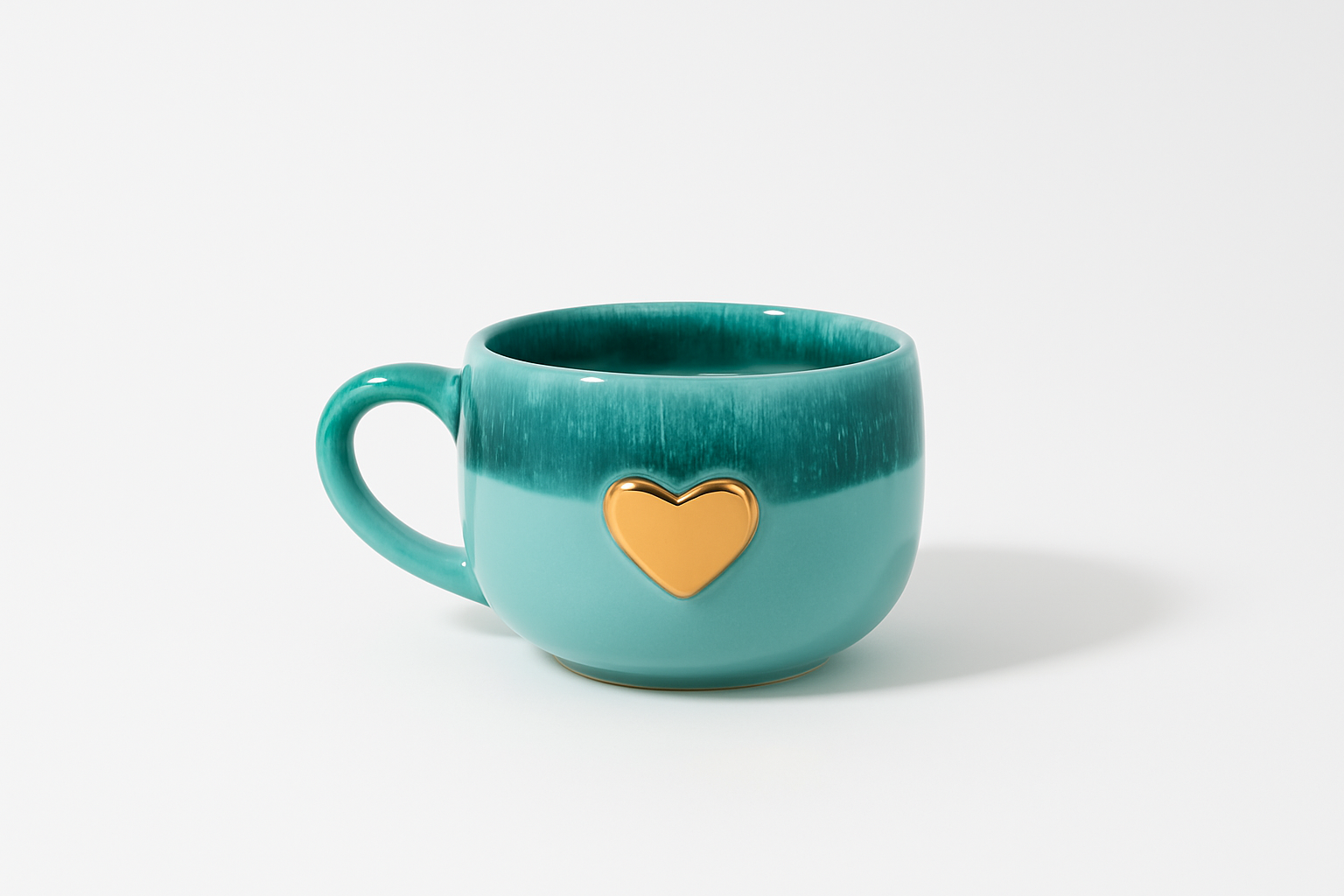 Aschenberg Tasse „Goldherz“