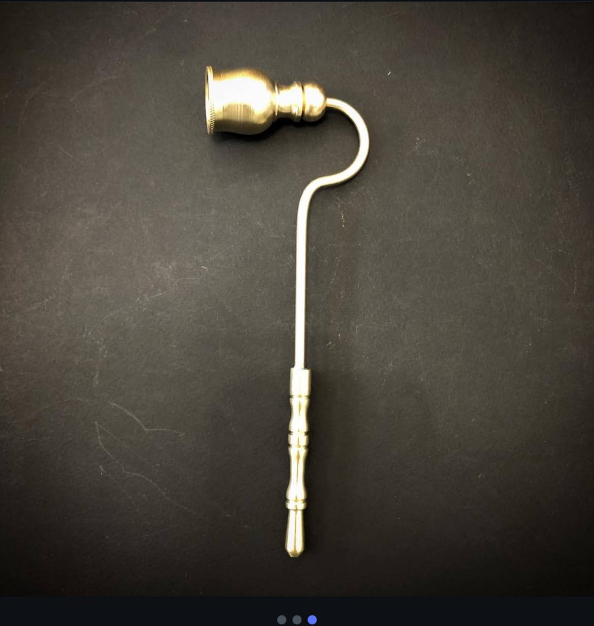 Kandelberg Dochtlöscher aus Messing