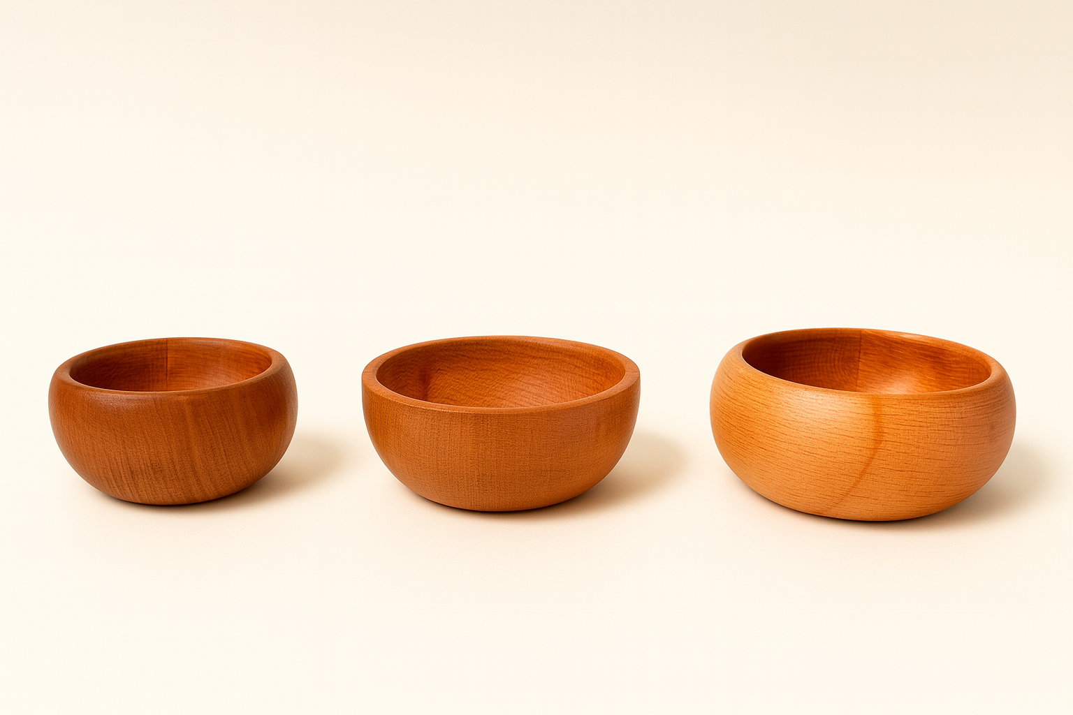 Woodenberg „SoftBowl“ – Runde Holzschale in zwei Größen