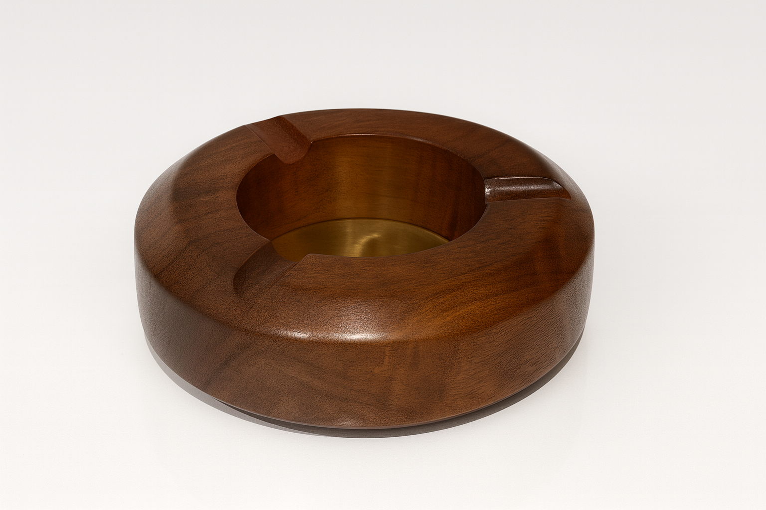 Woodenberg Aschenbecher „Rund“ – minimalistisch & massiv