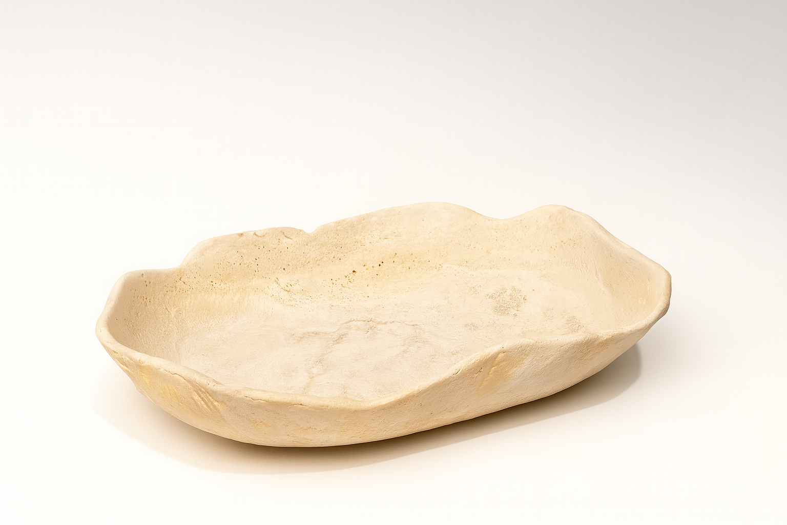 Aschenberg Schale „Naturform“ – Handgefertigt aus echtem Travertinstein