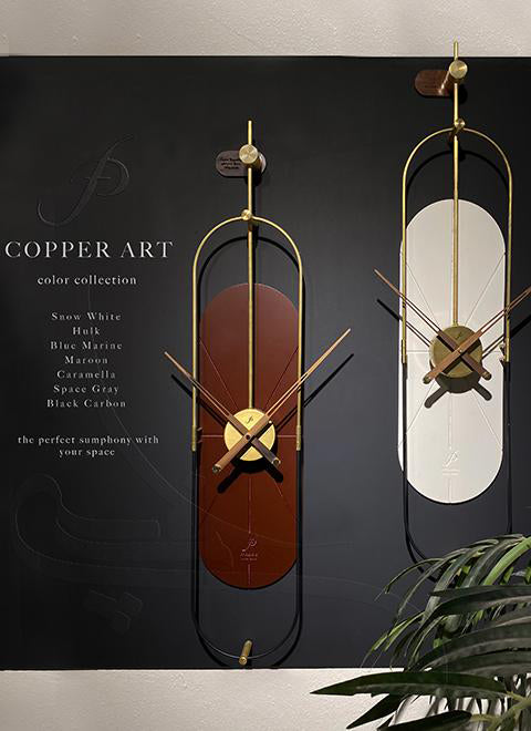 Copper Art Wanduhr aus Kupfer | Designuhr von RH Clocks