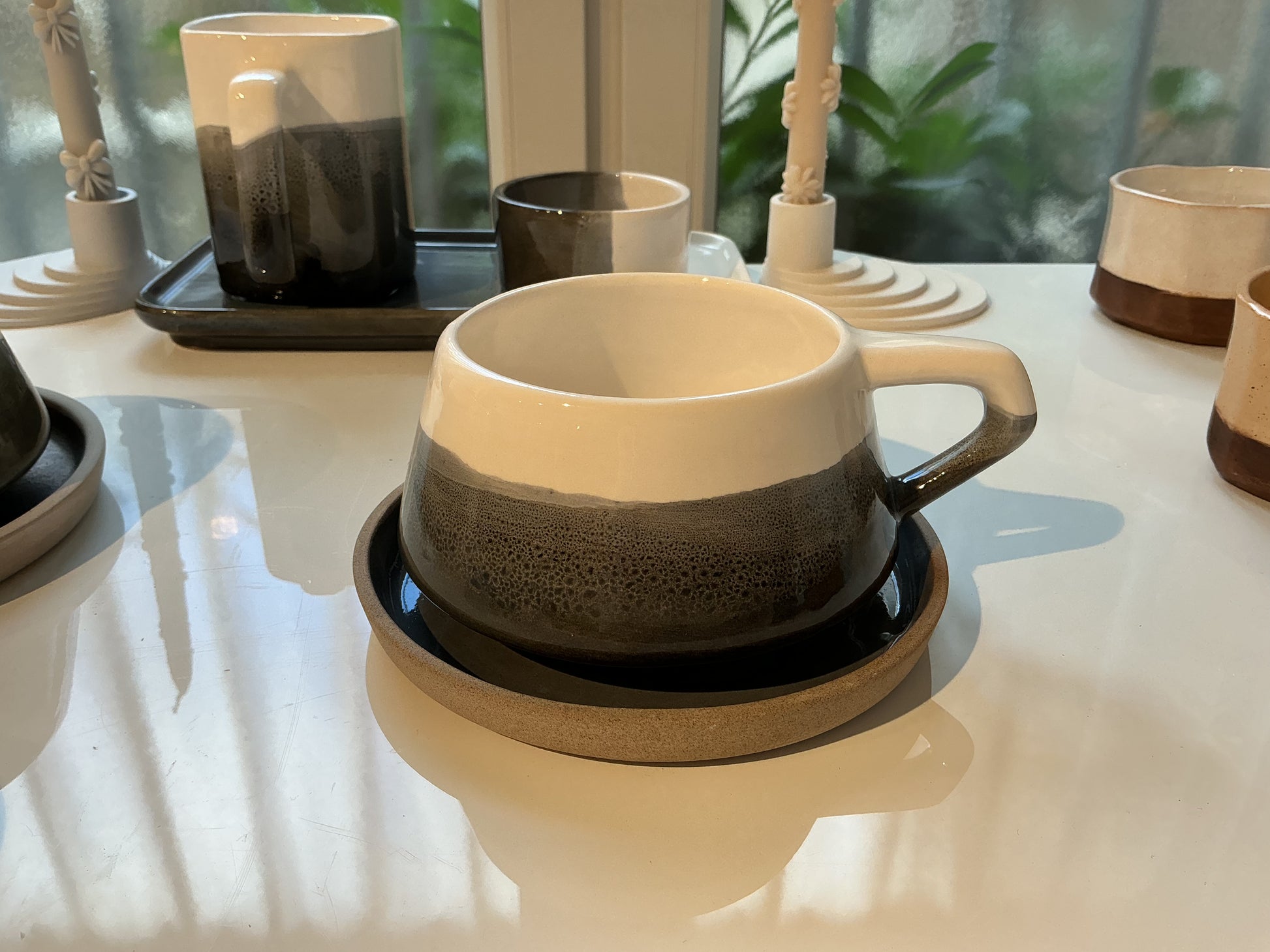 Aschenberg „Taro“ Tasse mit Unterteller