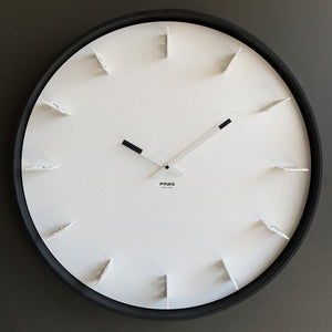 Wanduhr 60 cm – Metall – RH Clocks Pelaque - Weiß
