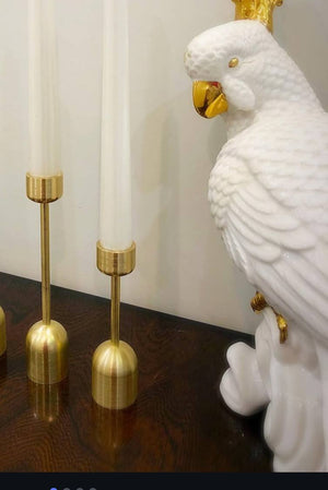 Dorven Kerzenhalter „Aurius“ aus massivem Messing – 3 Größen