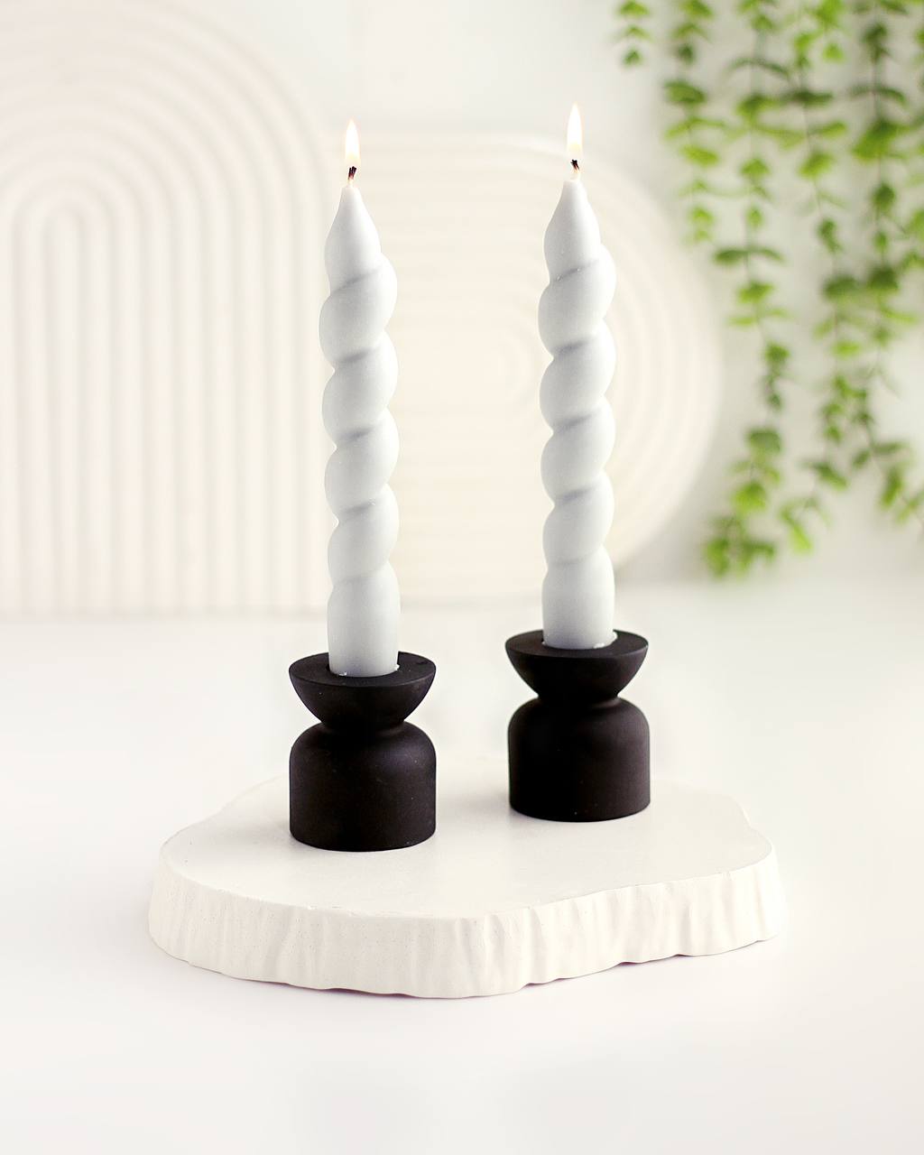 Kandelberg Spiral-Stabkerzen – 3er Set